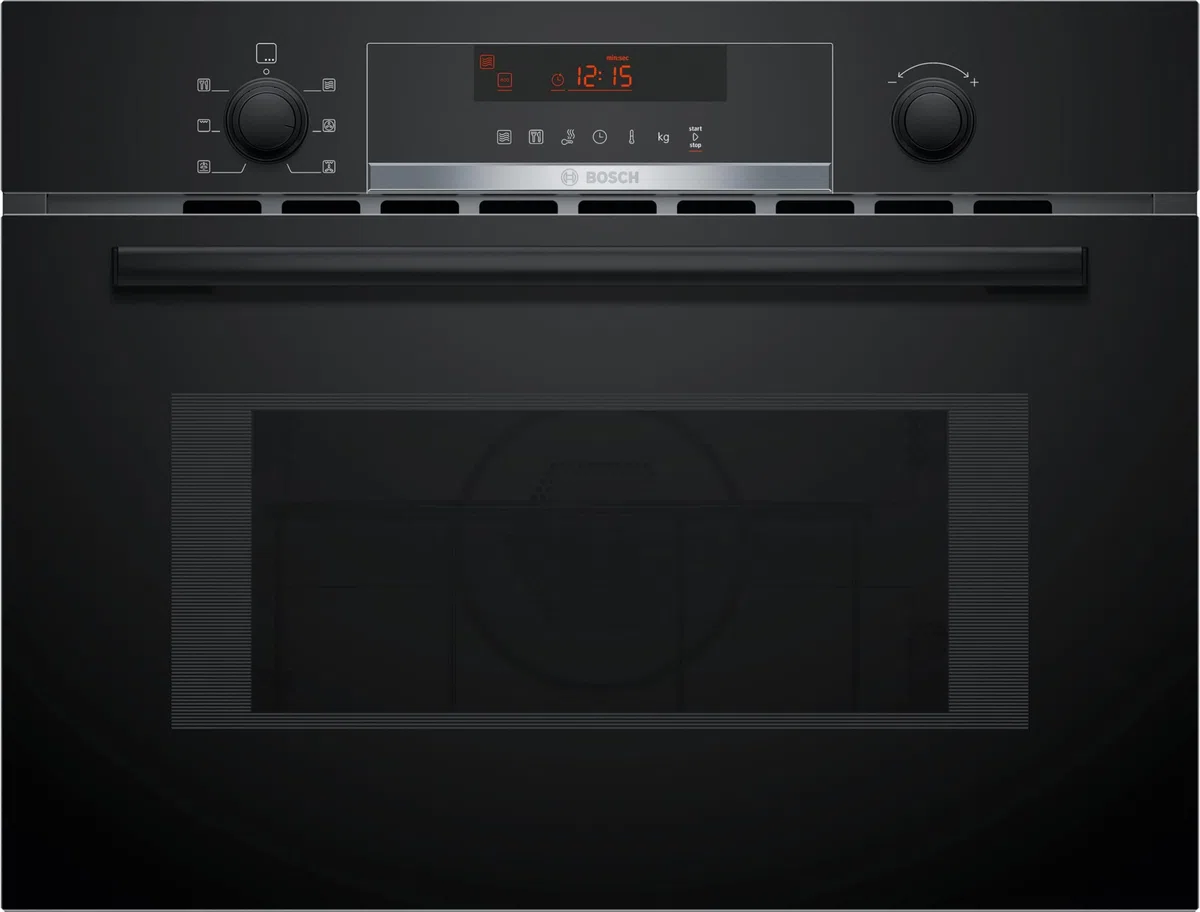 Bosch CMA583MB0, Série 4, Four micro-onde combiné, Encastrable, Noir