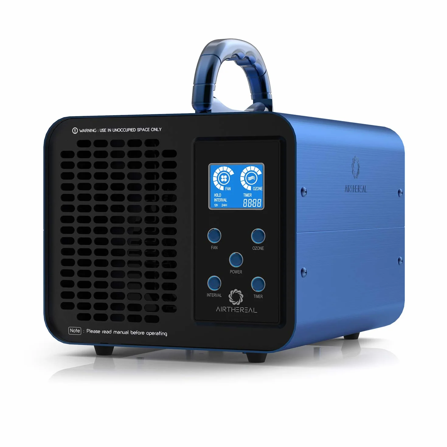 Airthereal MA10K-PRODIGI Générateur d'ozone haute performance pour éliminer les odeurs - Ioniseur d'air O3 pour les grandes pièces, les voitures et la fumée - Puissance et minuterie réglables pour les