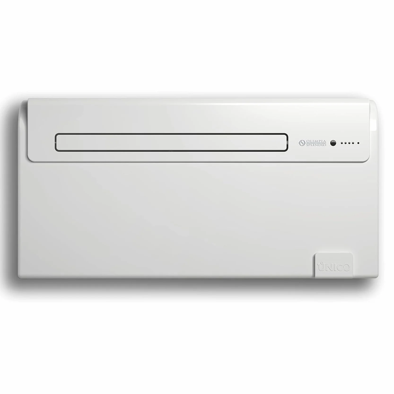 Olimpia Splendid Unico Air HP EFA, Climatiseur Mural Sans Groupe Extérieur | Conditionneur d'Air 02595, Chaud/Froid, Design Slim 16 Cm, Silent System, Télécommande
