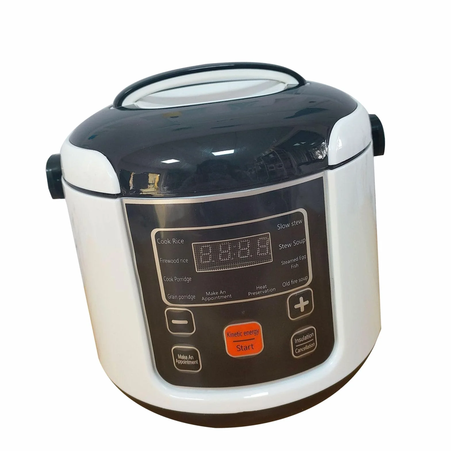 Mini Cuiseur à Riz électrique, capacité de 2 L, Pratique à Transporter, pour Légumes Cuits à la Vapeur, pour Voiture, Camion, Cuisine, Camping-car (24V)