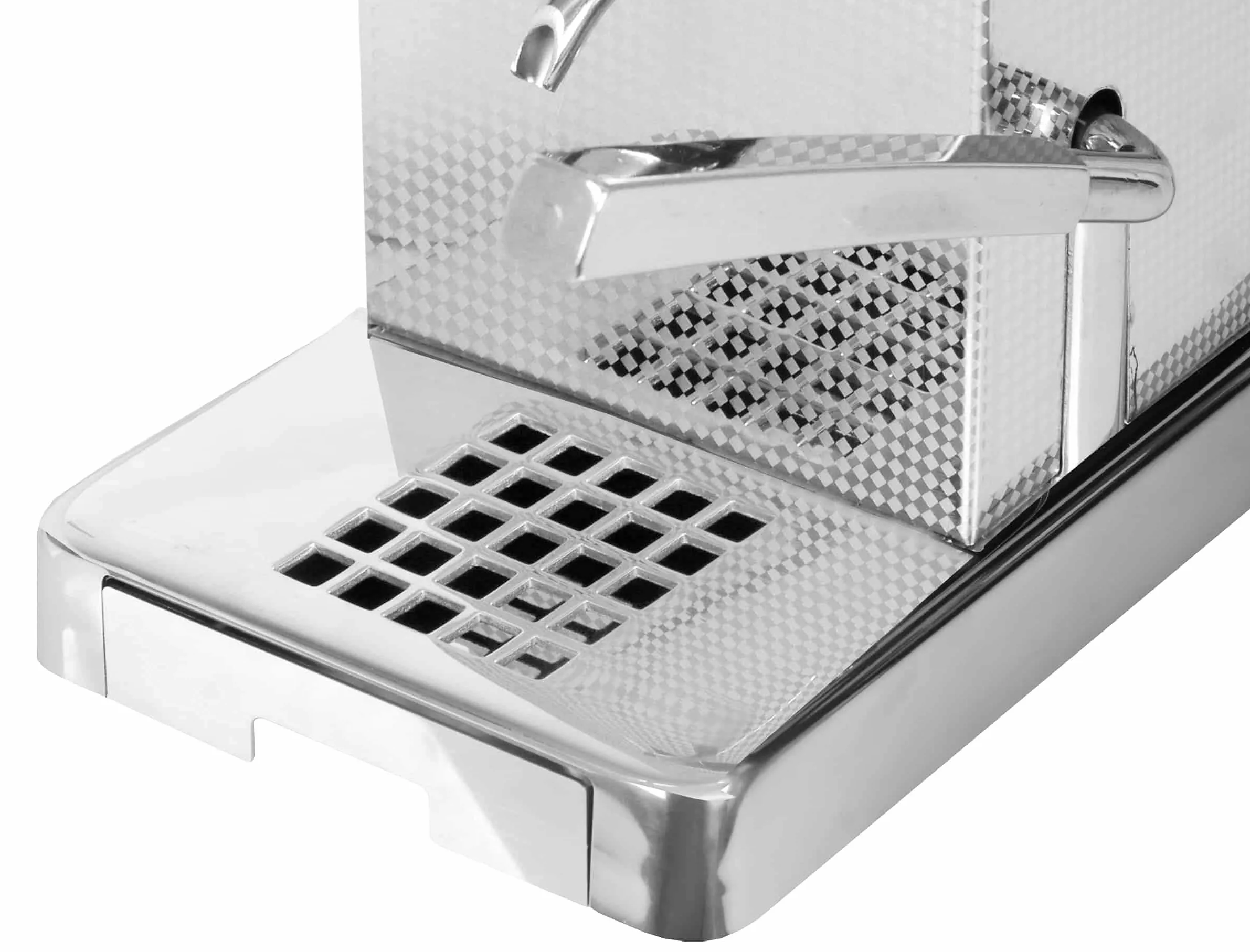 Perla PICP4S4GXX Machine à expresso italienne pour dosettes ESE Respectueuse de l'environnement et économique en consommation Pour dosettes ESE standard 44 mm Argenté