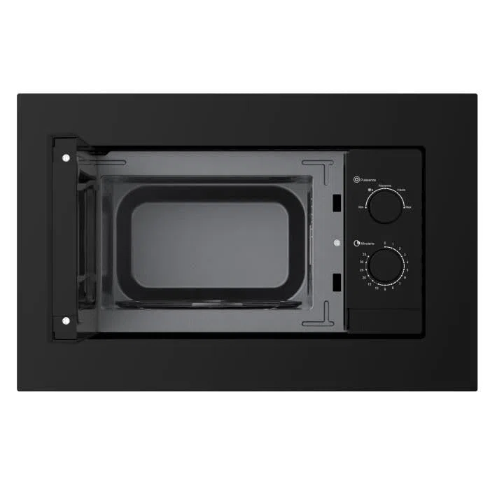 Micro-ondes encastrable - CONTINENTAL EDISON - CEMO20EBM2-1280 W - L59,5xH38,5xP35,3 cm - 20L - Noir