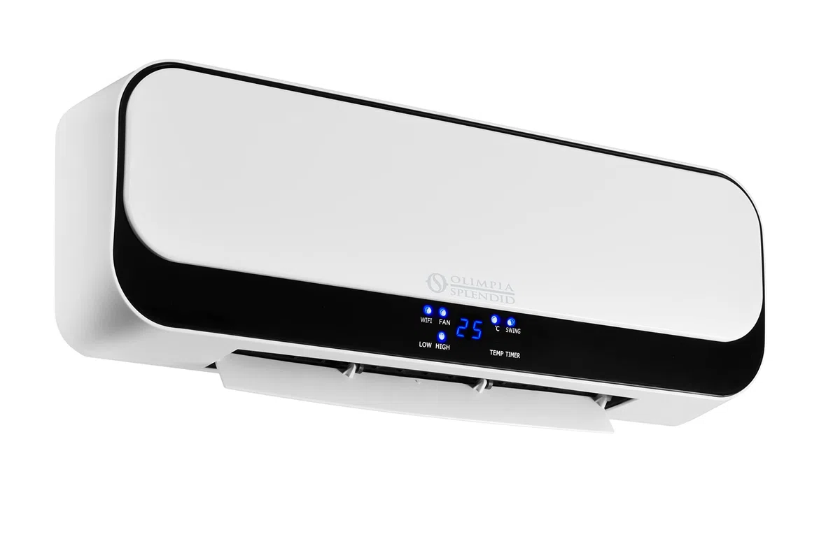 Olimpia Splendid 99261 Caldo Up T WiFi - Radiateur mural en céramique programmable 2000 W, 220-240 V, blanc - Exclusivité Amazon