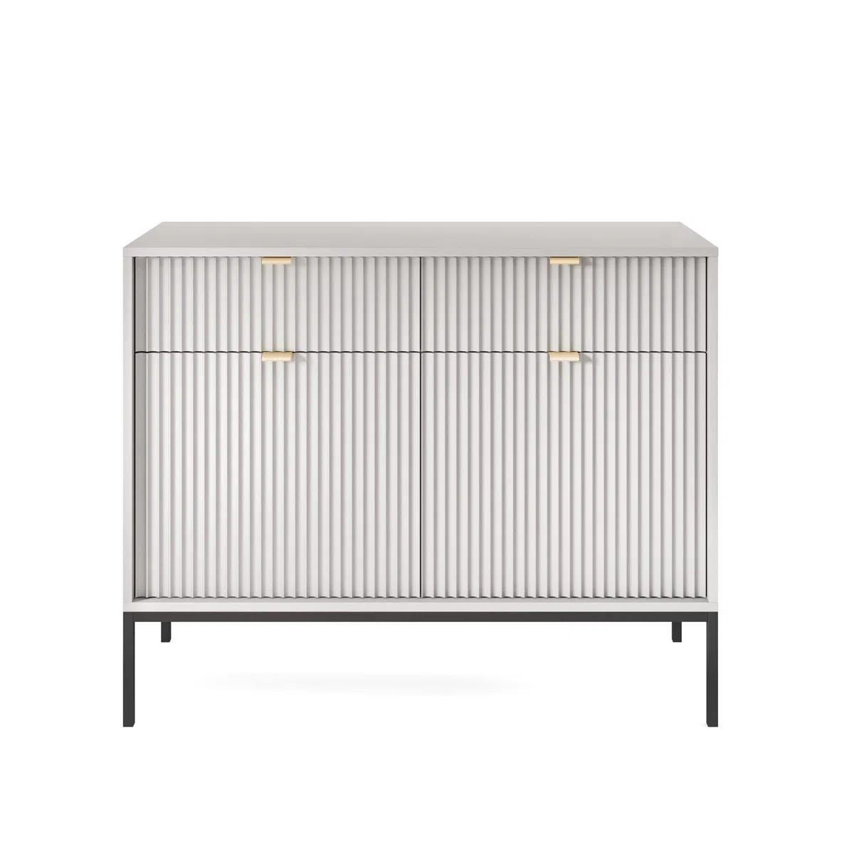 Selsey VELLORE-Commode 2 Portes, 104 cm x 83 cm x 39 cm