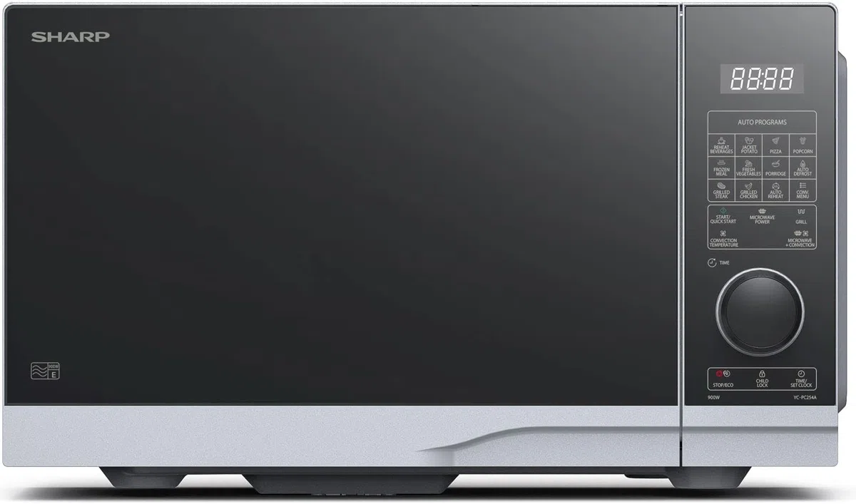 Four micro-ondes Sharp YC-PC254AE-S + Convection, 25 Litres, 900W