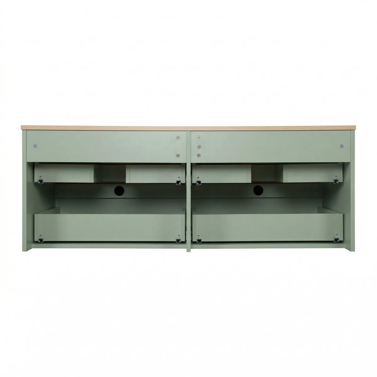 MOB-IN Ensemble Meuble Sorrento Double Vasque Suspendu 120cm
