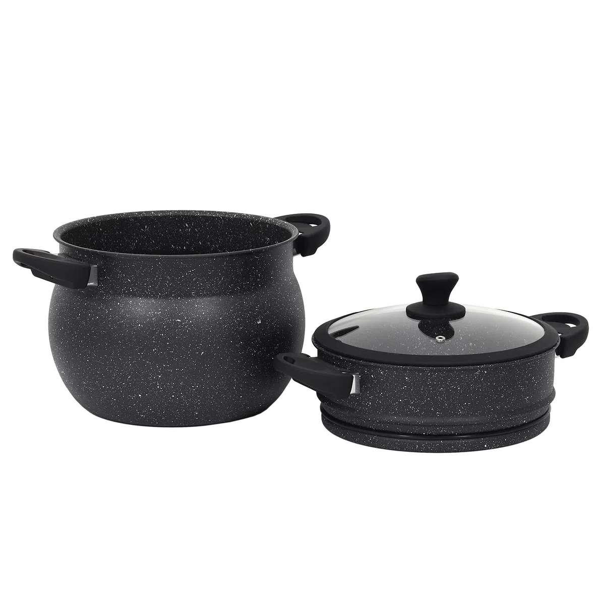 Cook Concept - Kc2548 - Couscoussier Effet Pierre D26 cm Cuisine Cuisson Poele et Casserole