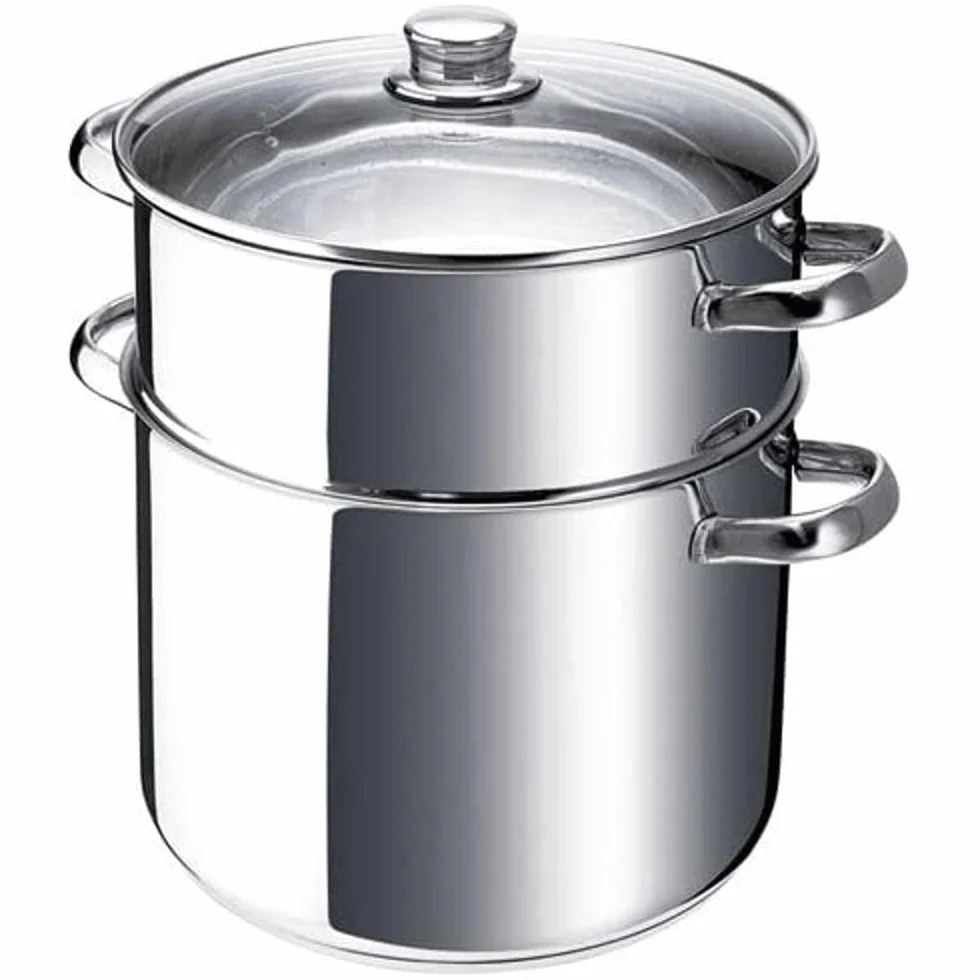 Beka 12230024 Chambord Couscoussier en acier inoxydable 28 cm, Argent