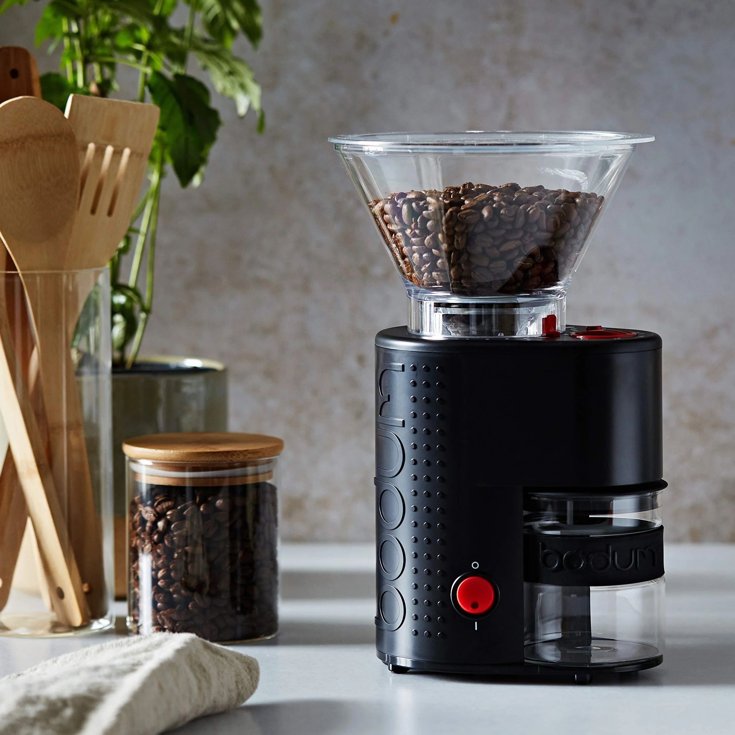 Bodum - 10903-01EURO-3 - Bistro - Broyeur à Café électrique, Meule Inox - 160 W