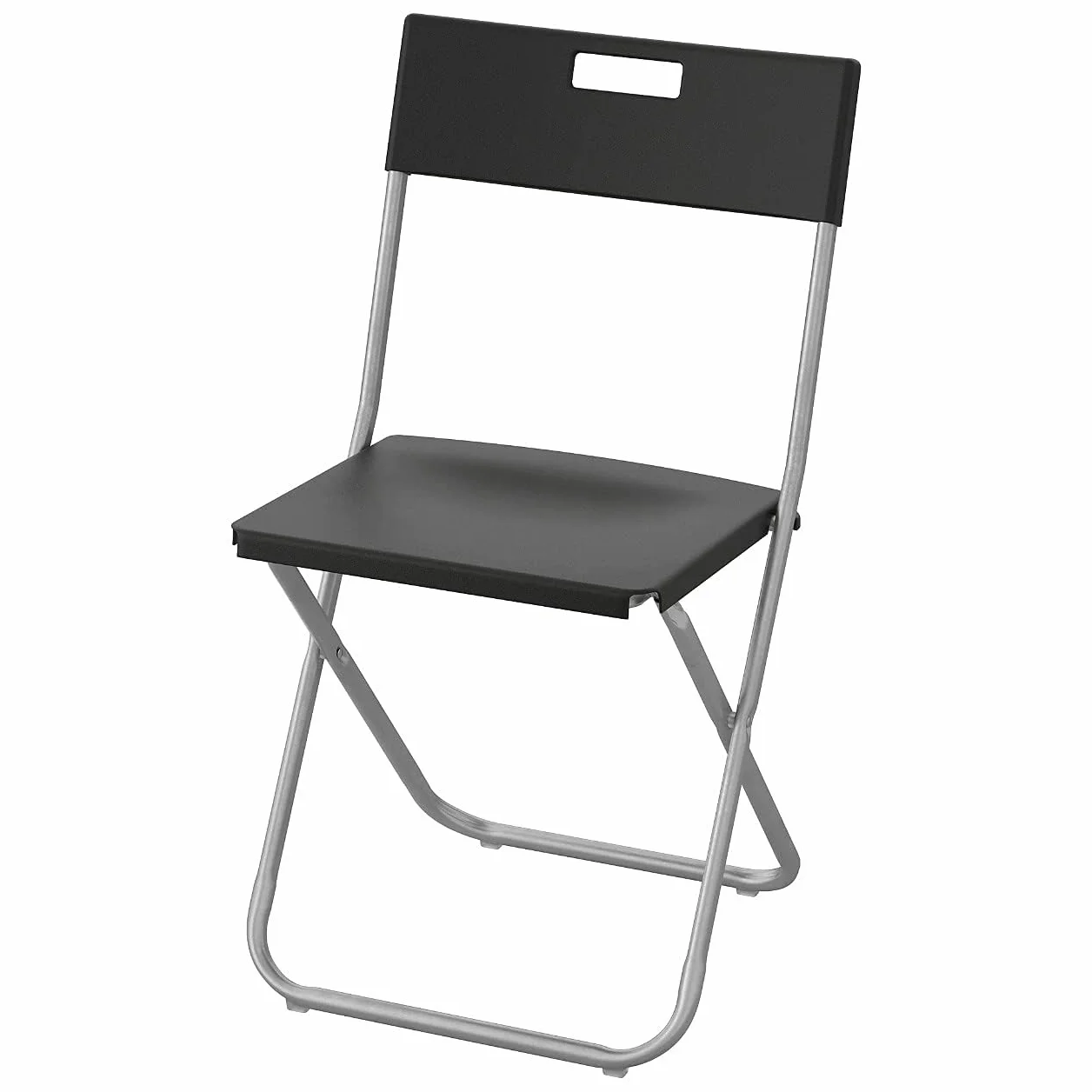IKEA GUNDE Lot de 4 chaises pliantes Noir