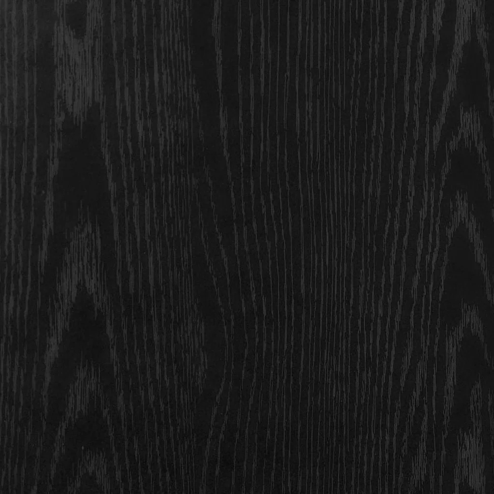 vidaXL Armoire avec étagère avec Roue Chêne Noir 60 x 48 x 74,5 cm, Rangement spacieux, Meuble en Bois rectangulaire, Design Moderne, Pratique pour Votre déco Maison