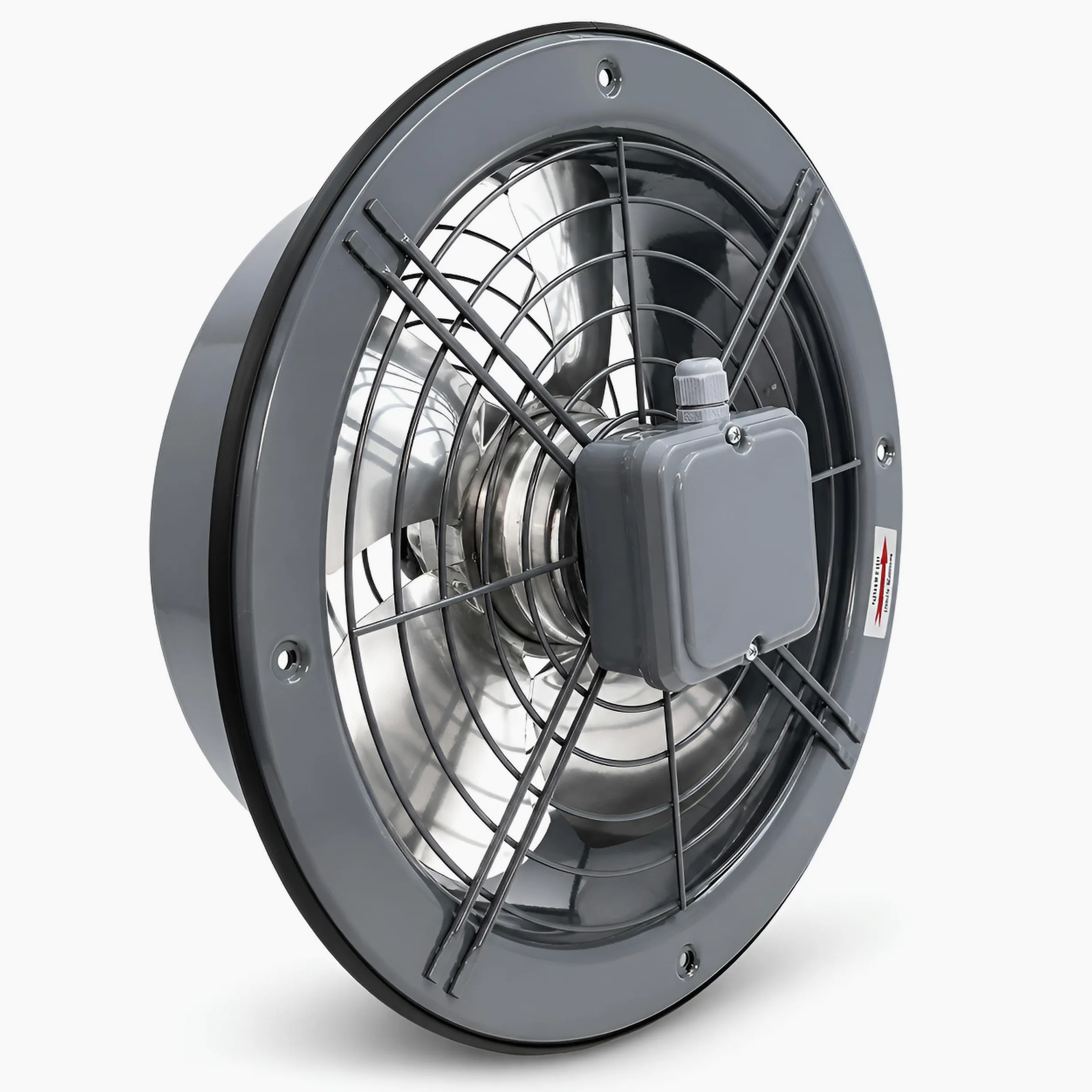 Uzman Ventilateur Axial Industriel RAF200-RAF350, 765-3700 m³/h Mural et de Fenêtre, 230 V (RAF250)