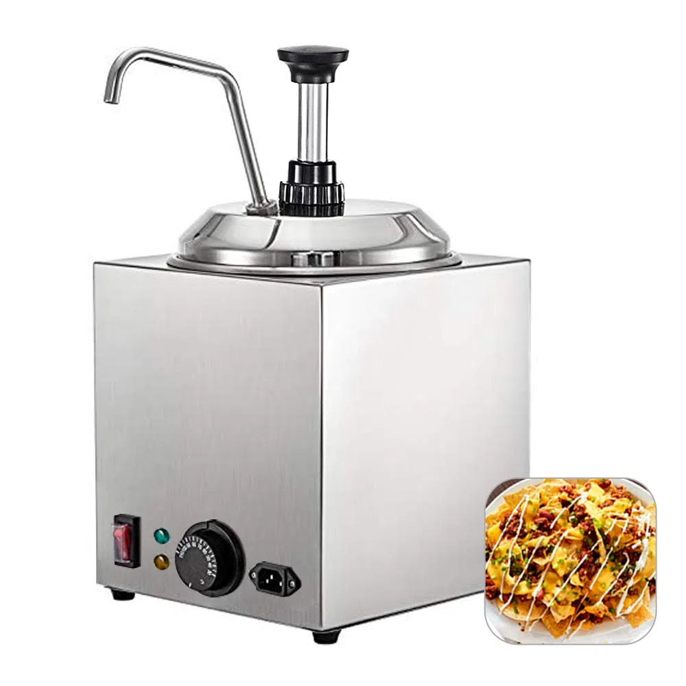 Chauffante Machine à Nachos Fromage,électrique Gamelle Chauffante Für Chocolat,Le Beurre,Le Fromage,Le Caramel (Température De Chauffe 110 °C, Acier Inoxydable)