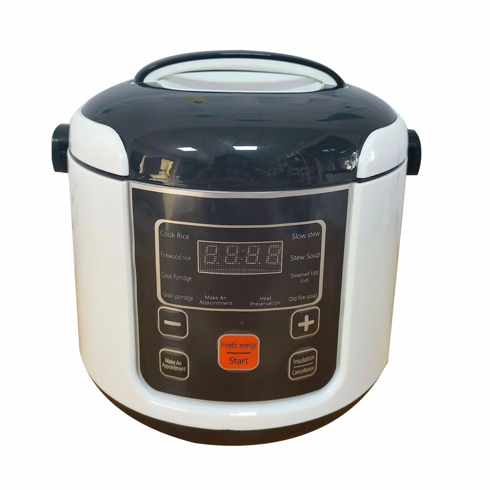 Mini Cuiseur à Riz électrique, capacité de 2 L, Pratique à Transporter, pour Légumes Cuits à la Vapeur, pour Voiture, Camion, Cuisine, Camping-car (24V)