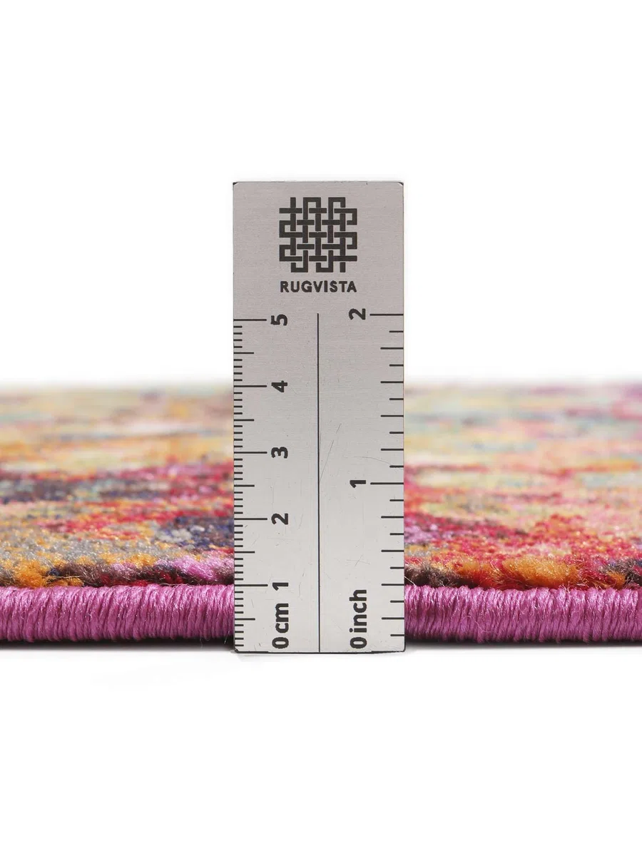 RugVista Davina, Tapis, Modernes, 133 x 190 cm, Rectangulaire, Poil Moyen, Salle de séjour, à Manger, Chambre, Cuisine, Nettoyage Sec Seulement, Multicolore