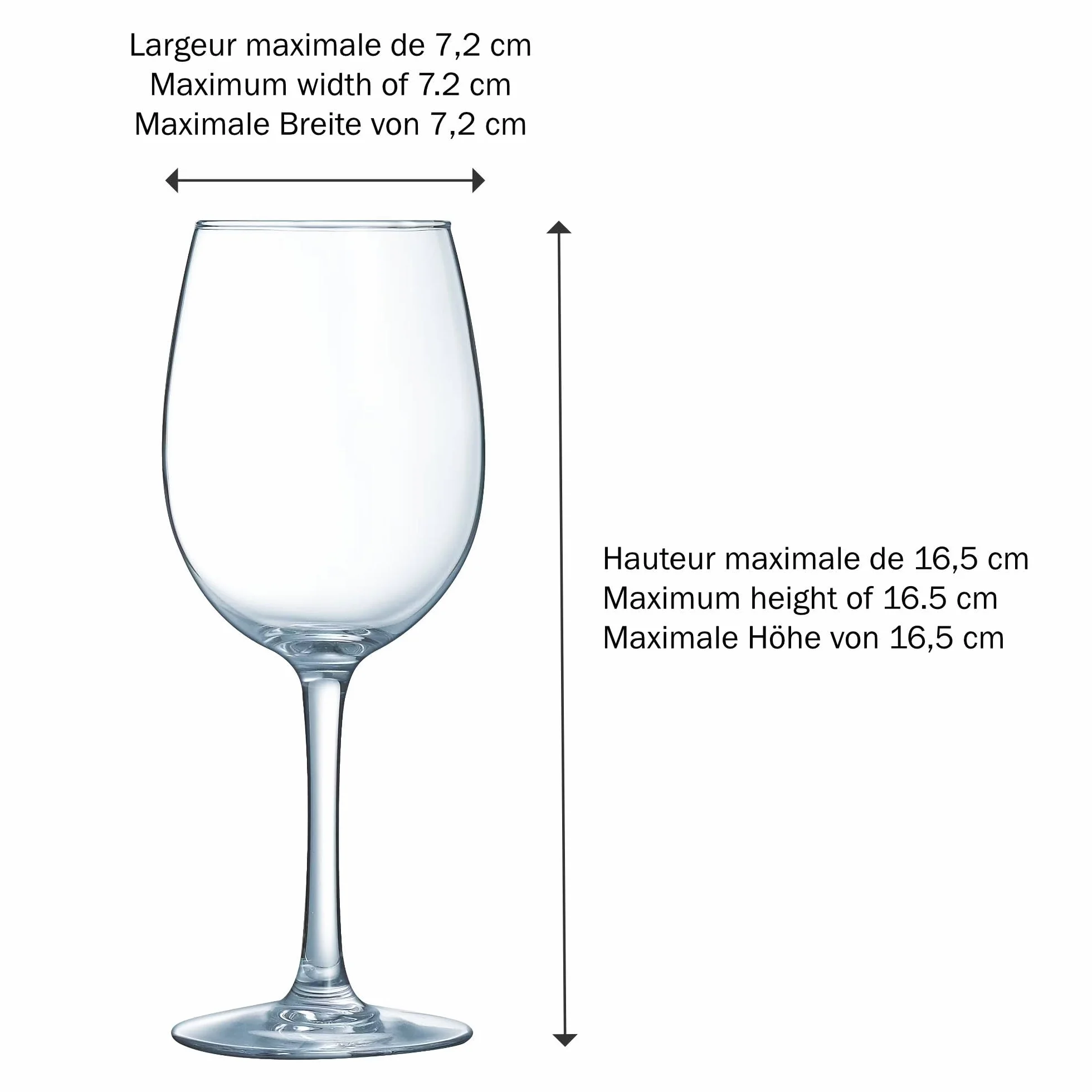 SUNDIS Glass Store, lot de 3 boîtes de rangement pour verres, en plastique transparent, renforcées avec couvercle clipsable, superposables et combinables, capacité 24 verres