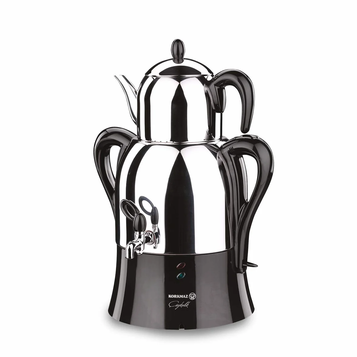 Korkmaz A341-04 Caykolik Electrical Samovar, noir