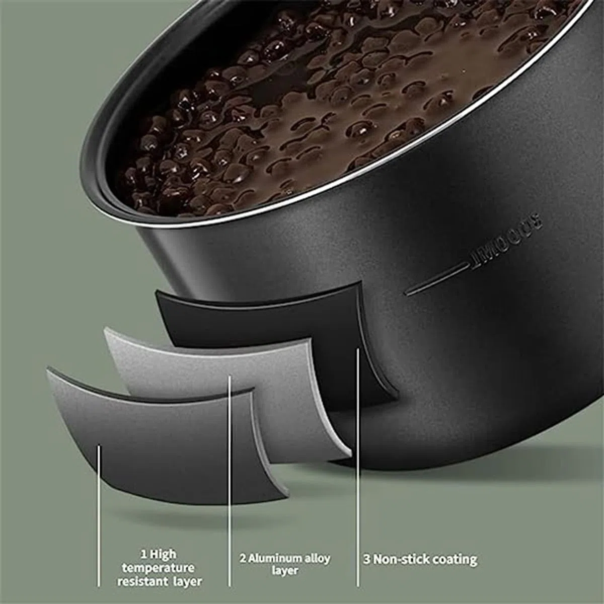 Pot de Perles 5L entièrement Automatique, cuiseur de Perles de Tapioca Commercial pour Le thé Boba, Le thé à Bulles et Le thé au Lait, écran Tactile 900W