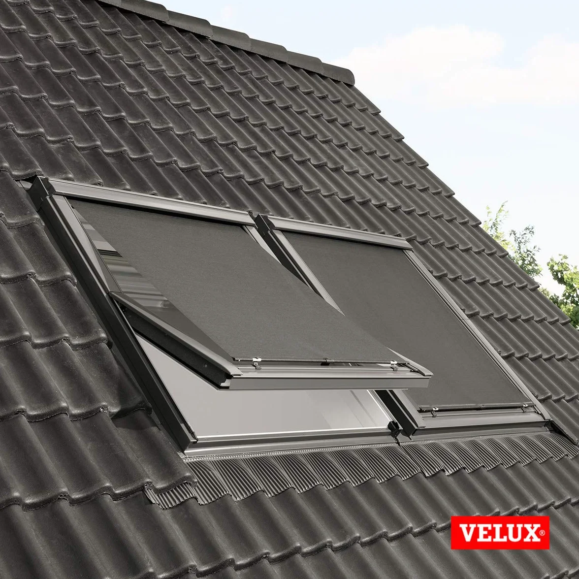 VELUX Original Store Extérieur Pare-Soleil (MHL), MK04, M04, 304, 1, MK06, M06, 306, MK08, M08, 308, 2, M10, M27, Filet Noir