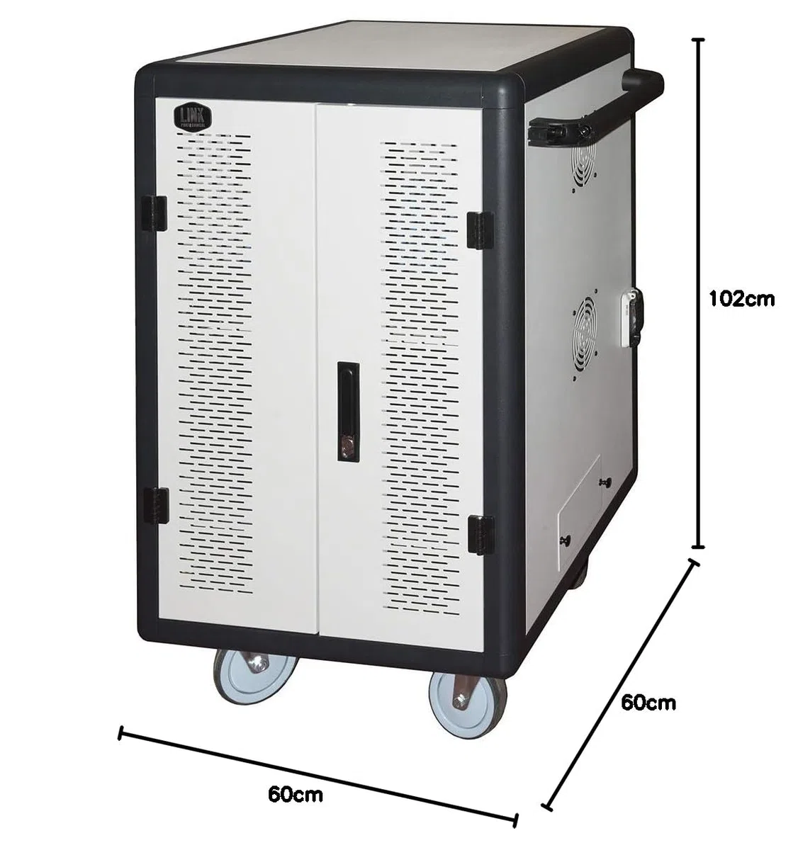 Link Armoire LOGEMENT 30 TABLETTES avec Roues