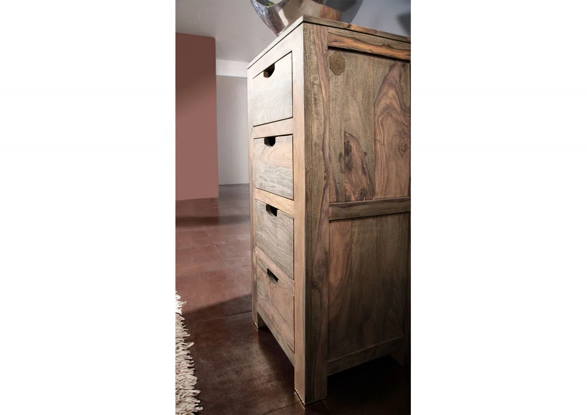 Commode - Bois Massif de Palissandre huilé - Nature Grey #54