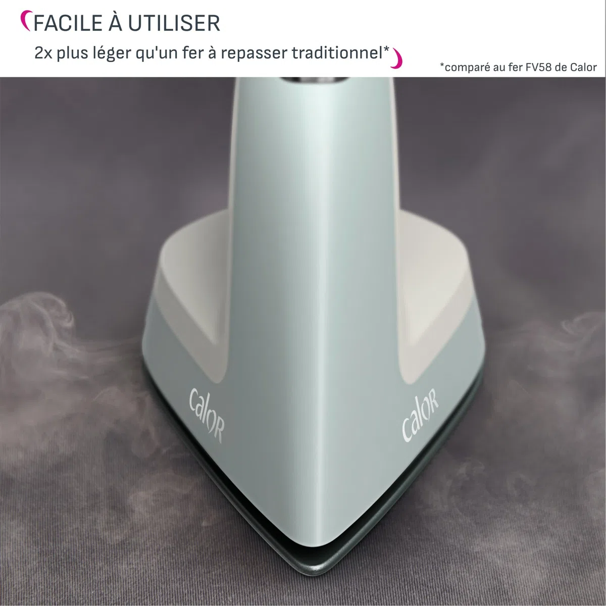 Calor Steam Board 450, Défroissage et repassage tout-en-un, Planche multi-positions, Semelle chauffante, Vapeur efficace, QT1214C0