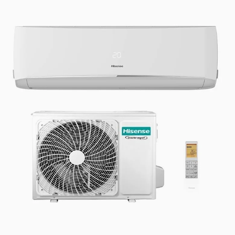 Climatiseur Hisense Halo+ 24 000 BTU R32 CBBT242RG ATBT242RW, 19 dB(A), évaporateur antibactérien, filtre à charbon, anti-moisissure, autonettoyant (intérieur), écran LED, Wi-Fi, A++A+ (24 000 BTU)