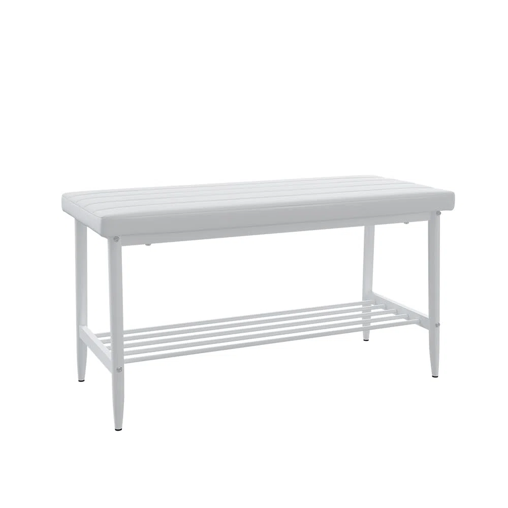 Vicco Banquette Grand, Blanc, 85x35cm, pour Une Utilisation comme Ensemble de Salle à Manger dans la Cuisine ou la Salle à Manger
