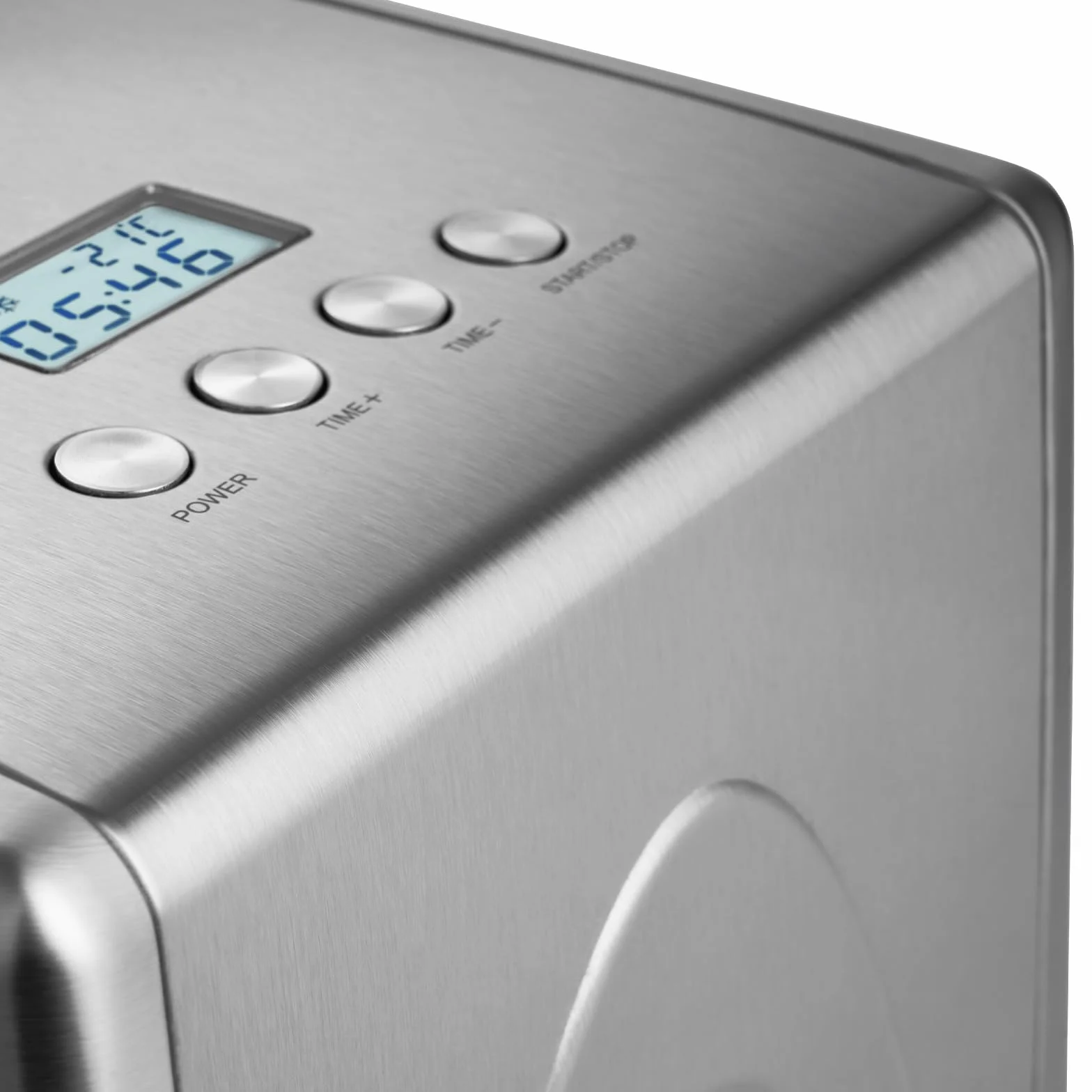 SPRINGLANE Sorbetière Emma 1,5 L avec compresseur auto-refroidissant 150 W, en acier inoxydable avec bac à glaçons amovible, avec livret de recettes (Argent)