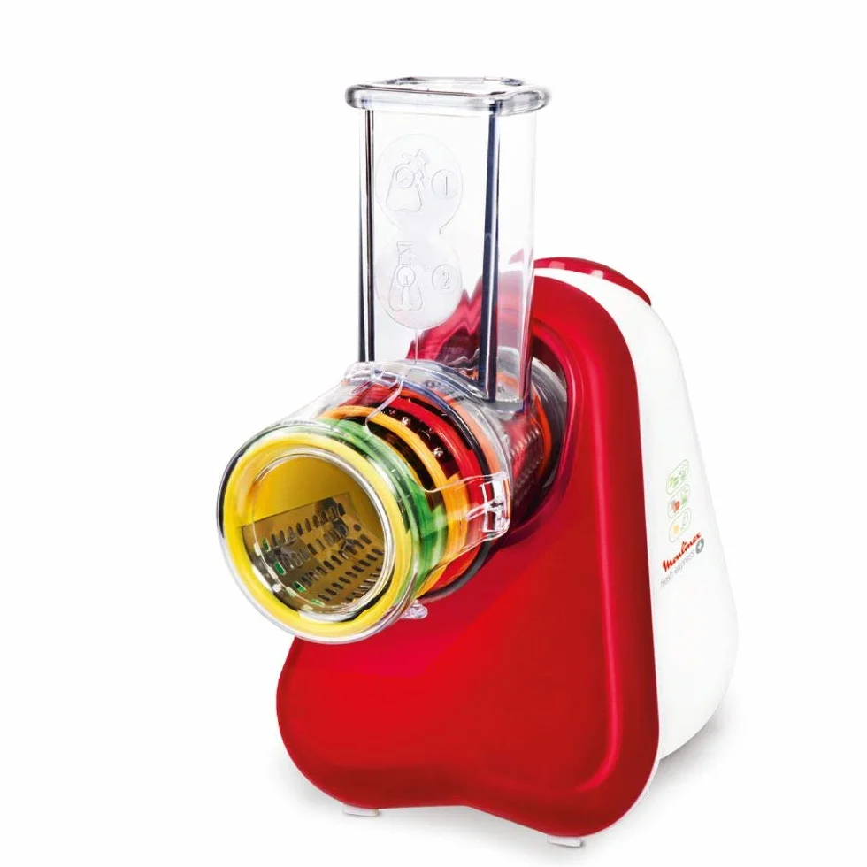 Moulinex Hachoir / Tranche-légumes Fresh Express PLUS Polyvalent, Facile à Ranger DJ756G15