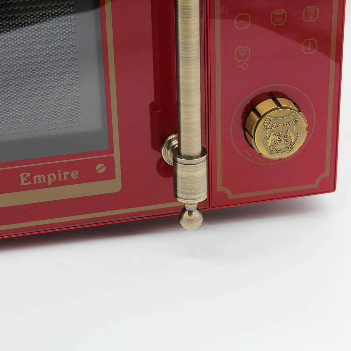 Kaiser Empire M 2530 RotEm Four à micro-ondes rétro 25 l avec grill à air chaud 25 fonctions