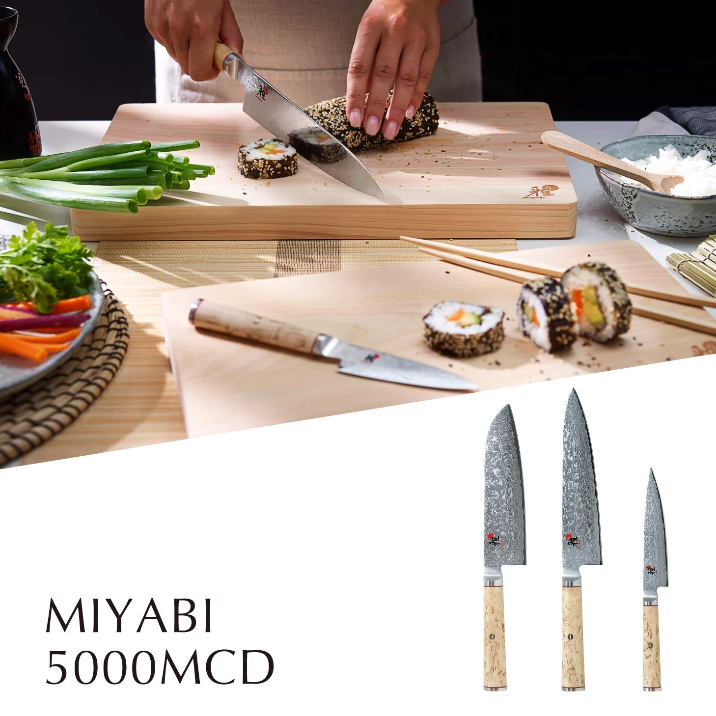Miyabi 34372-091-0 Couteau Japonais Shotoh Acier Blanc 9 cm