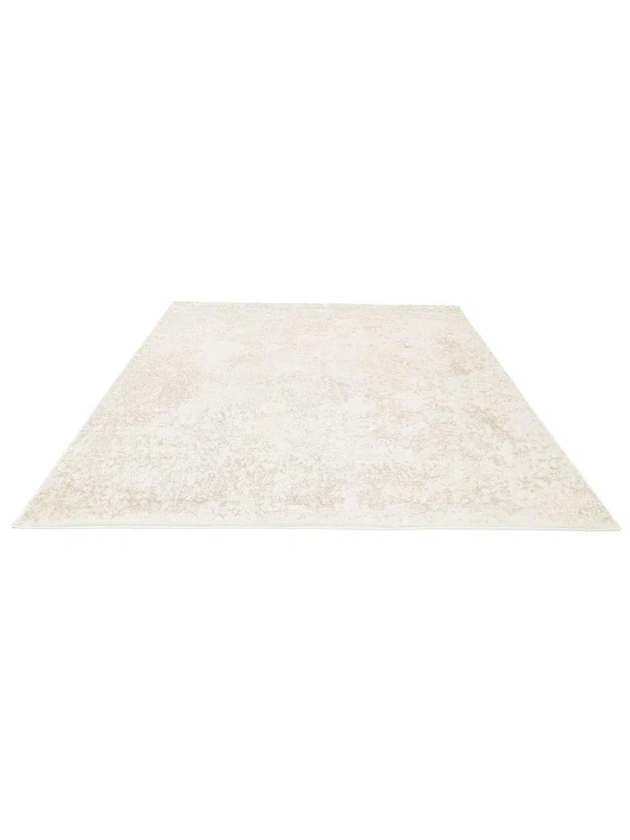 RugVista Sterling, Tapis, Modernes, 200 x 300 cm, Rectangulaire, Poil Moyen, Salle de séjour, Chambre, Nettoyage à Sec Seulement, Blanc/Clair Beige