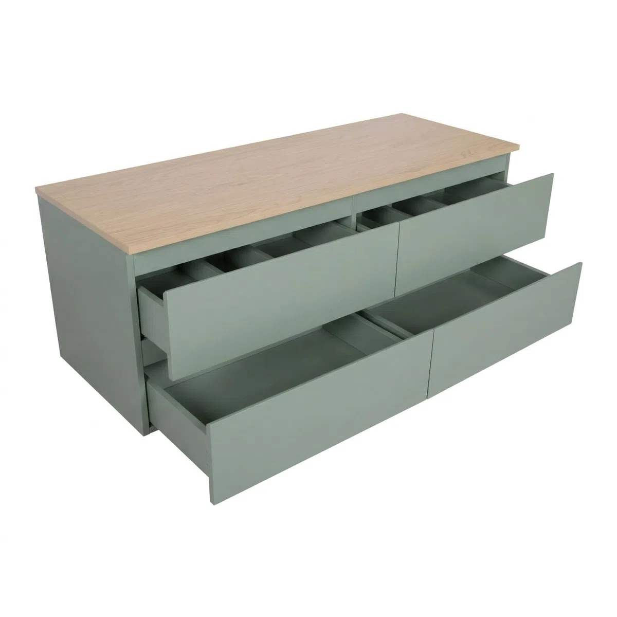MOB-IN Ensemble Meuble Sorrento Double Vasque Suspendu 120cm