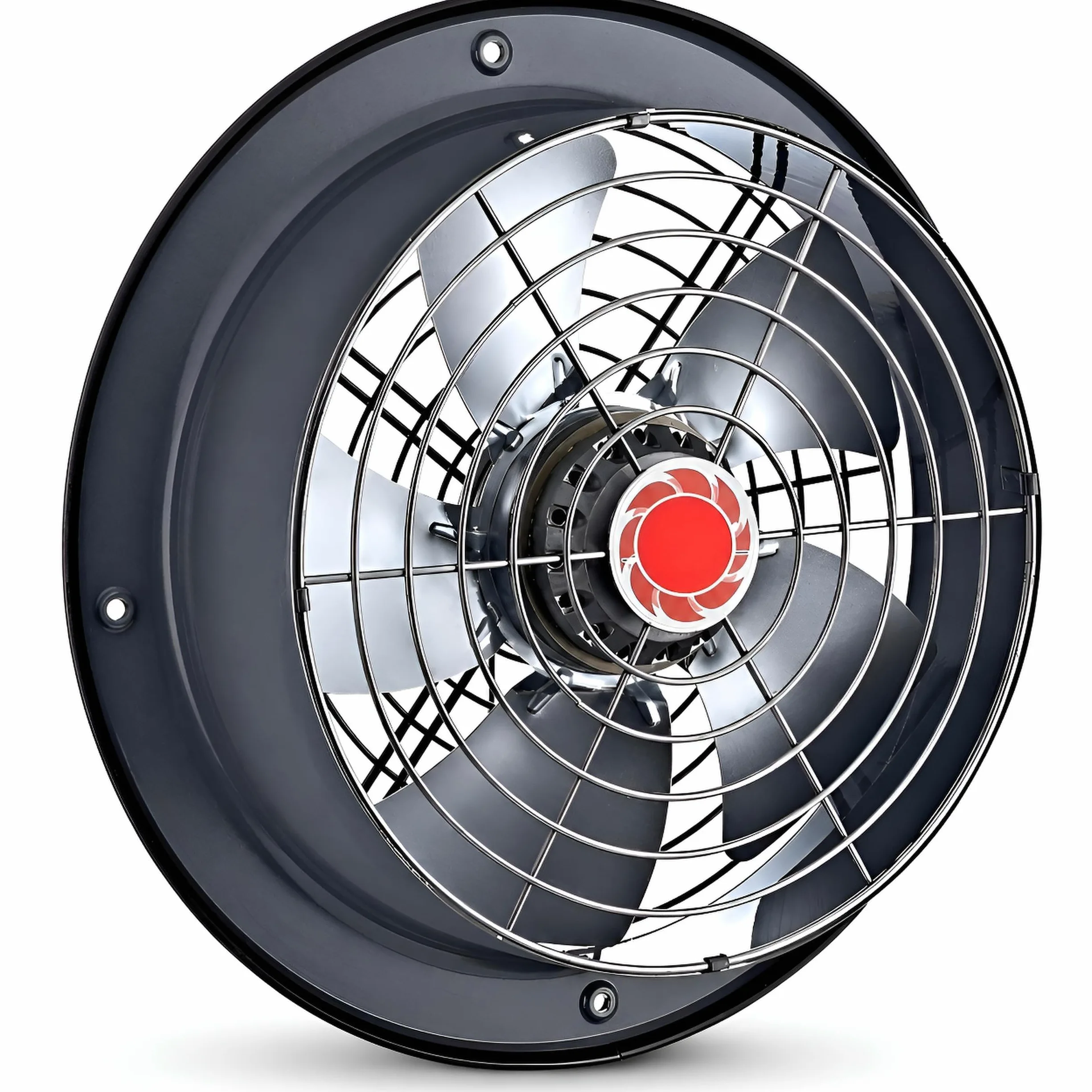 Uzman Ventilateur Axial Industriel RAF200-RAF350, 765-3700 m³/h Mural et de Fenêtre, 230 V (RAF250)