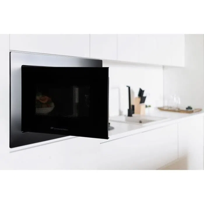 Micro-ondes encastrable - CONTINENTAL EDISON - CEMO20EBM2-1280 W - L59,5xH38,5xP35,3 cm - 20L - Noir