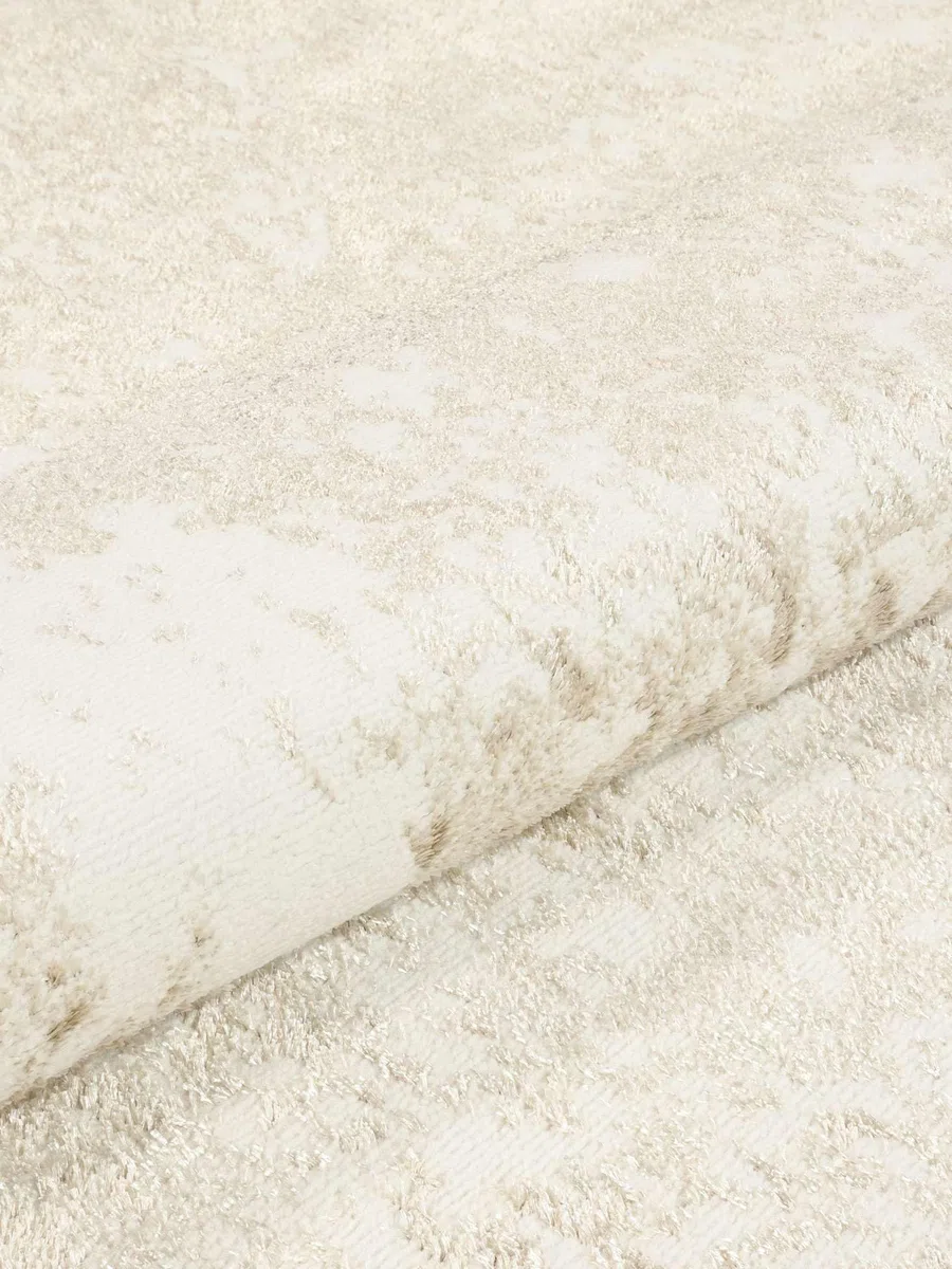 RugVista Sterling, Tapis, Modernes, 200 x 300 cm, Rectangulaire, Poil Moyen, Salle de séjour, Chambre, Nettoyage à Sec Seulement, Blanc/Clair Beige