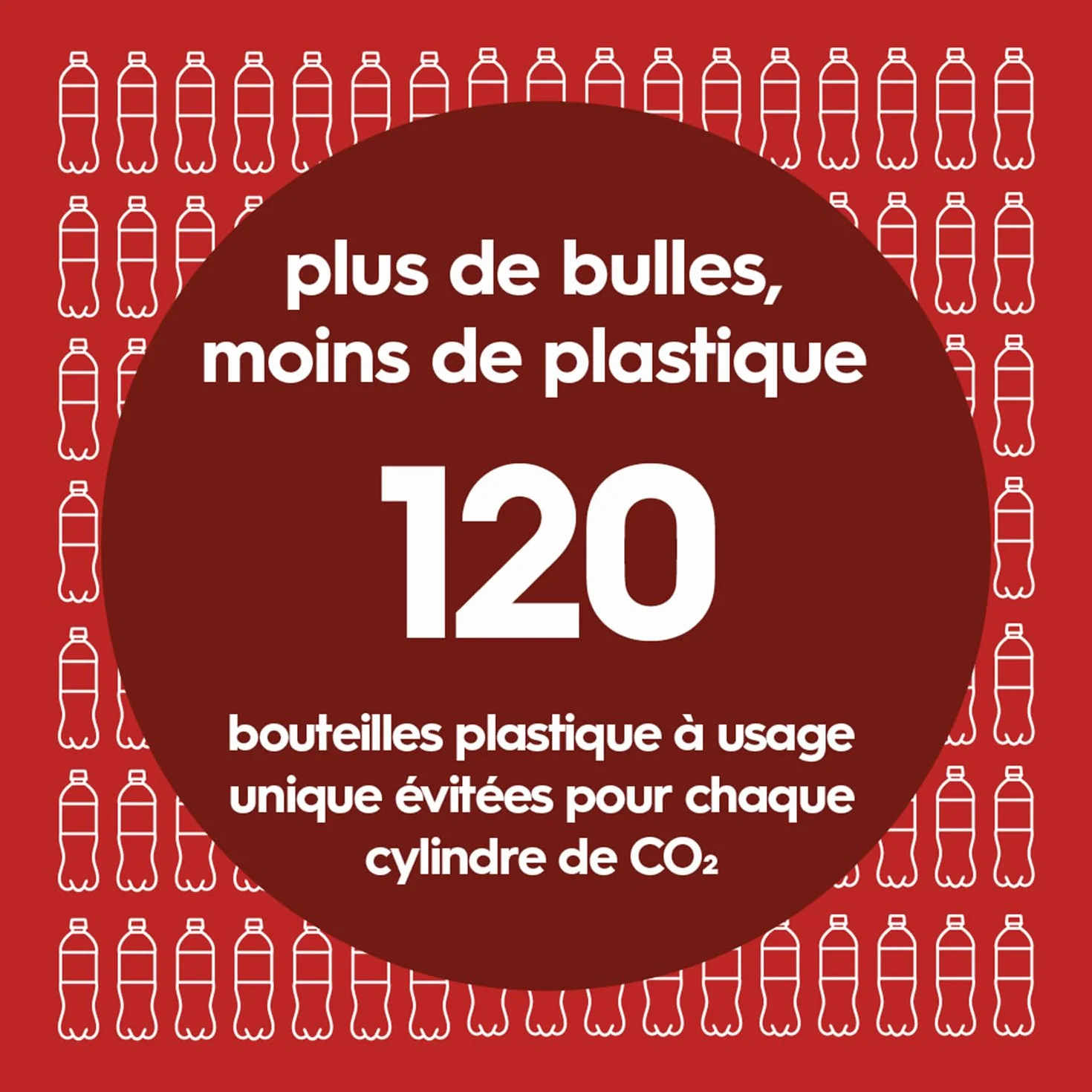 Sodastream Crystal – Machine à eau pétillante avec système CO₂ Quick Connect, cylindre de gaz 60L et 2 carafes en verre 0,7L inclus, noire