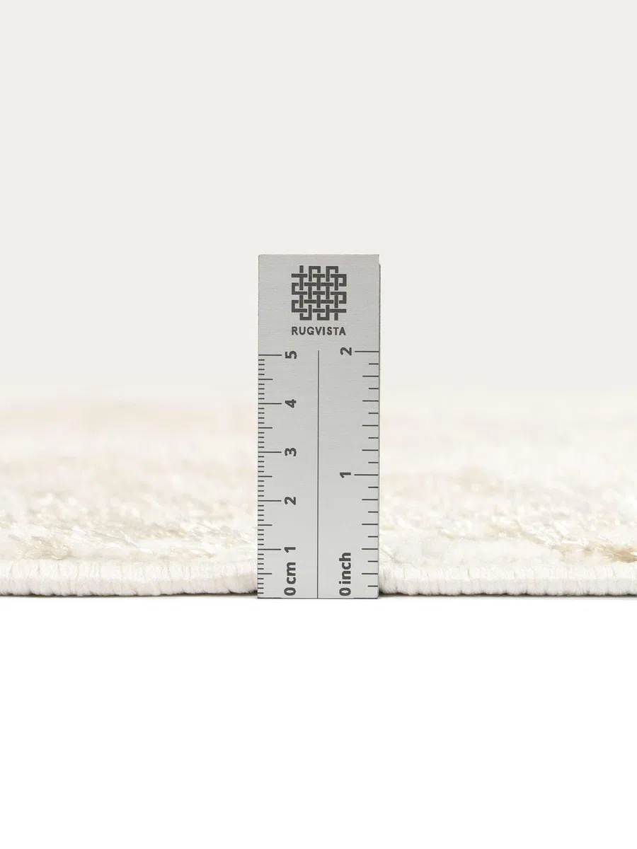 RugVista Sterling, Tapis, Modernes, 200 x 300 cm, Rectangulaire, Poil Moyen, Salle de séjour, Chambre, Nettoyage à Sec Seulement, Blanc/Clair Beige