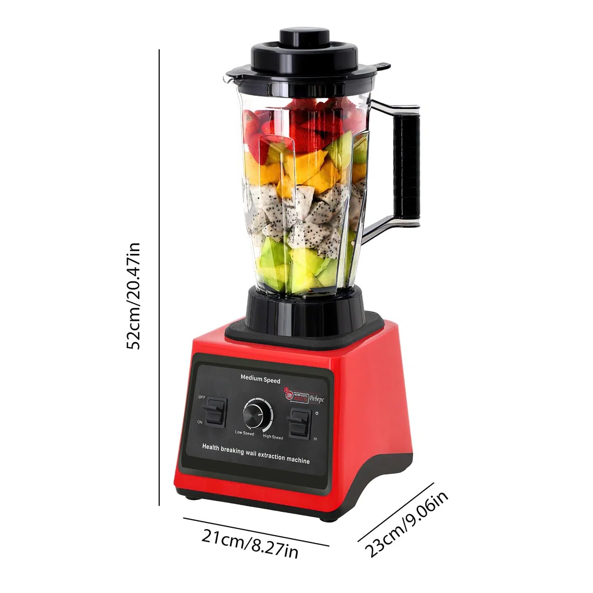 9500W 3-En-1 Blender Mixeur Multifonctions, Portables 3L+1.5L+0.5L Sans BPA,Blender Smoothie Professionnel,Lames en Inox,15 Réglages Vitesse,pour Smoothies,Shakes,Glace Pilée (3 en 1 Mixeur Blender)
