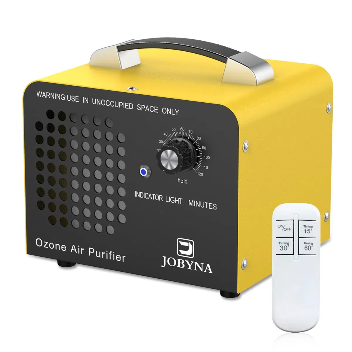 JOBYNA Générateur d'ozone 10,000 mg/h avecTélécommande, Commercielle Purificateur d'air à l'ozone Éliminateur D'odeurs avec Minuteur pour Bureau, Garage, Hôtel, Chambre, les Voitures, la Fumée