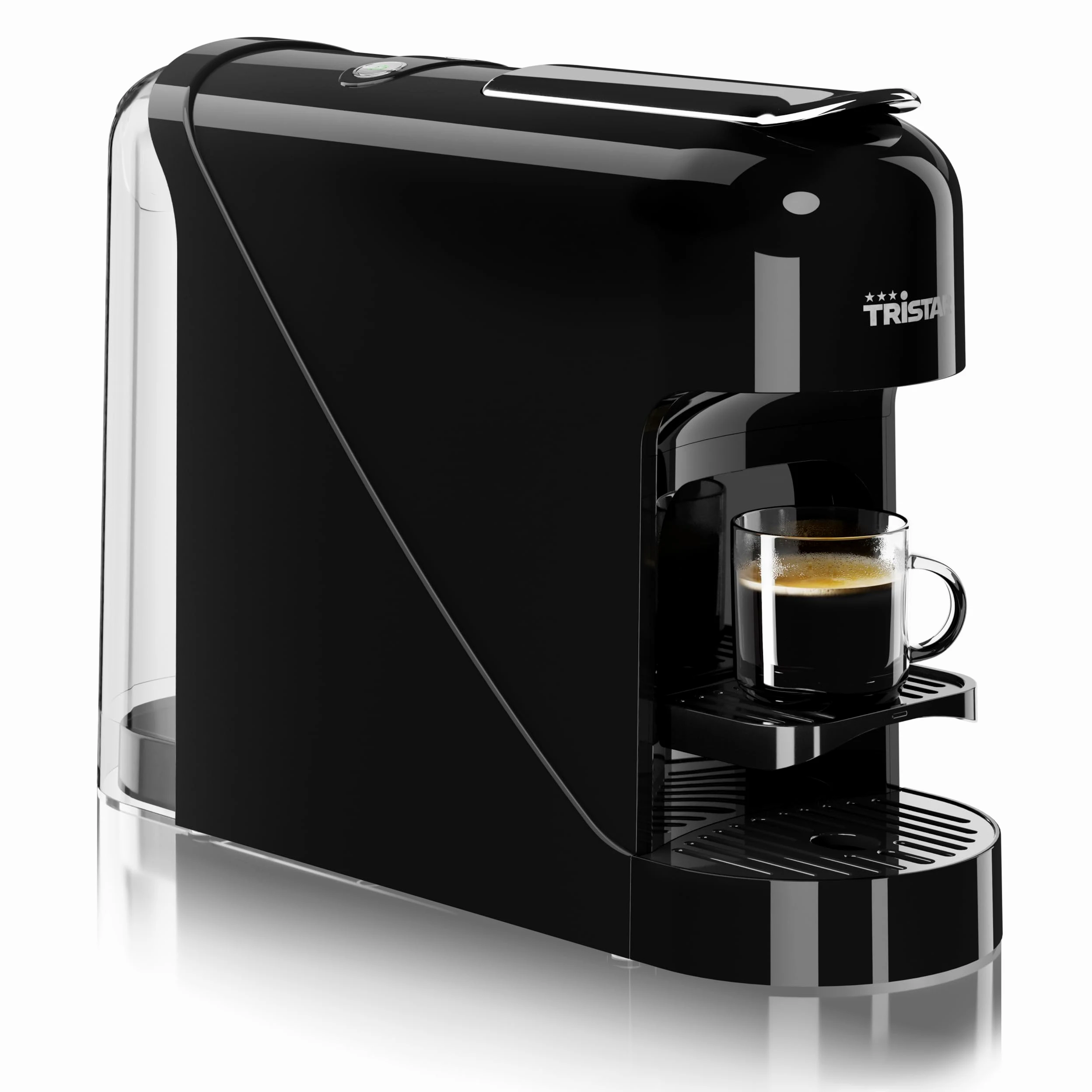 Tristar Machine à Café à Capsules, Réservoir 0,8 l, 1400 W, Compatible avec Capsules Nespresso, Bac d’égouttage Amovible, Arrêt Automatique, CM-2302
