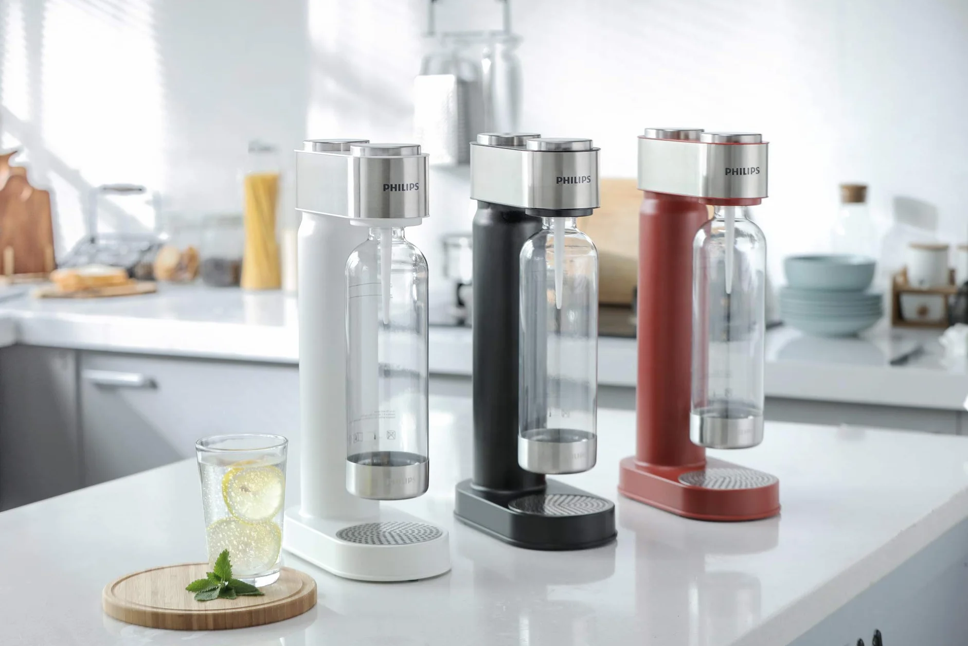 Philips GoZero ADD4902BK/10 Machine à Soda, Sans BPA, 1 l, noir