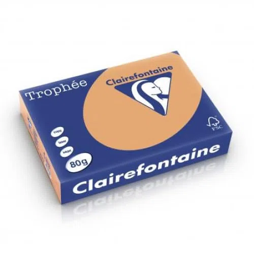 Lot de 5 Ramette de 500 feuilles de papier Trophée caramel, A4, 80 g/m²