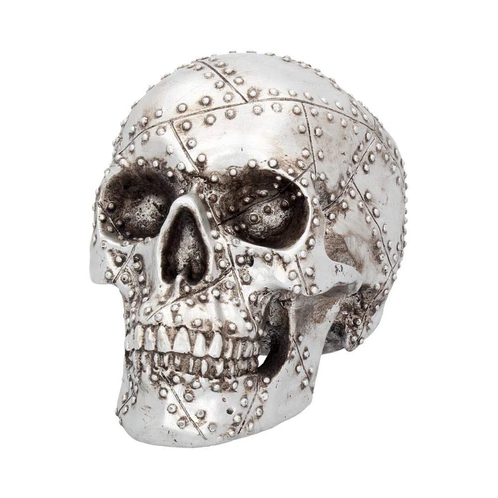 Nemesis Now Figurine tête de Rivets Argenté 18 cm