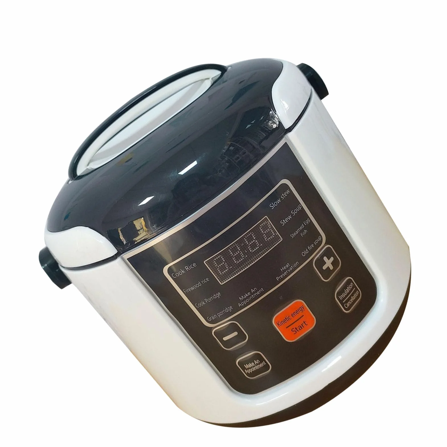 Mini Cuiseur à Riz électrique, capacité de 2 L, Pratique à Transporter, pour Légumes Cuits à la Vapeur, pour Voiture, Camion, Cuisine, Camping-car (24V)