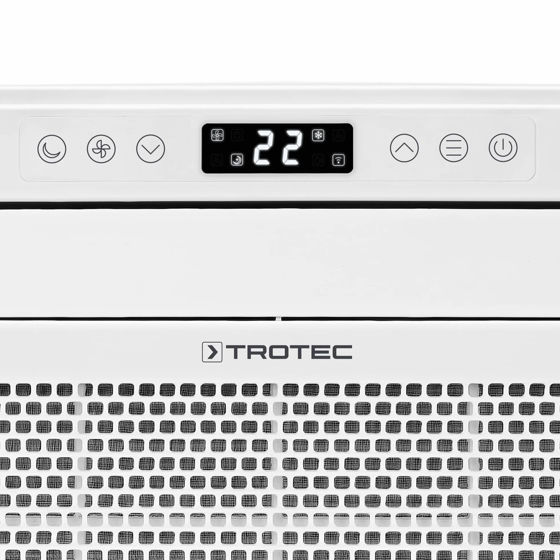 TROTEC PAC-C 1500 SH WiFi climatiseur split de camping 4-en-1 – 5 000 BTU/1,46 kW, pour caravane et camping-car, chauffage et mode nuit
