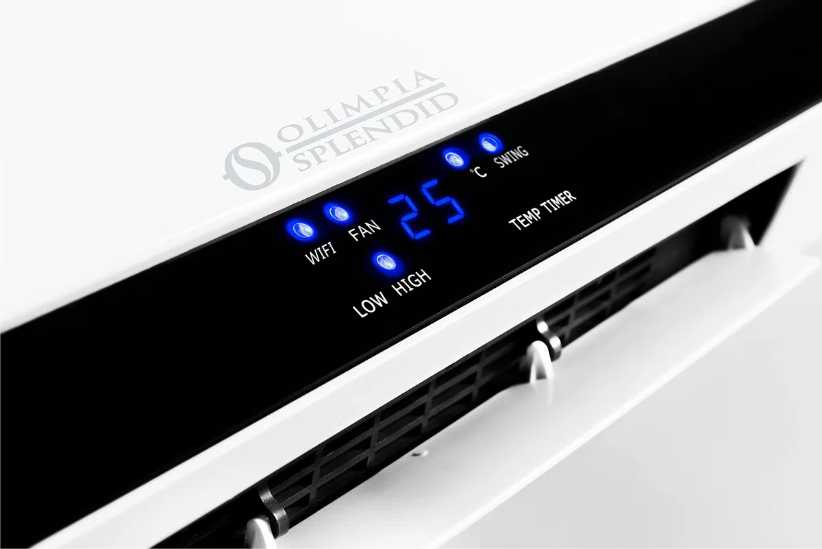 Olimpia Splendid 99261 Caldo Up T WiFi - Radiateur mural en céramique programmable 2000 W, 220-240 V, blanc - Exclusivité Amazon