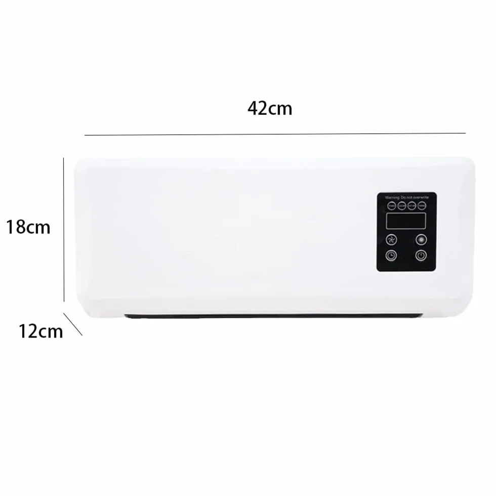 Ventilateur de Refroidissement Mural,Ventilateur Climatiseur Portable Climafy avec Télécommande,Réversible Split,Sans Unité Extérieure,Refroidissement pour Cuisine,Chambre à Coucher