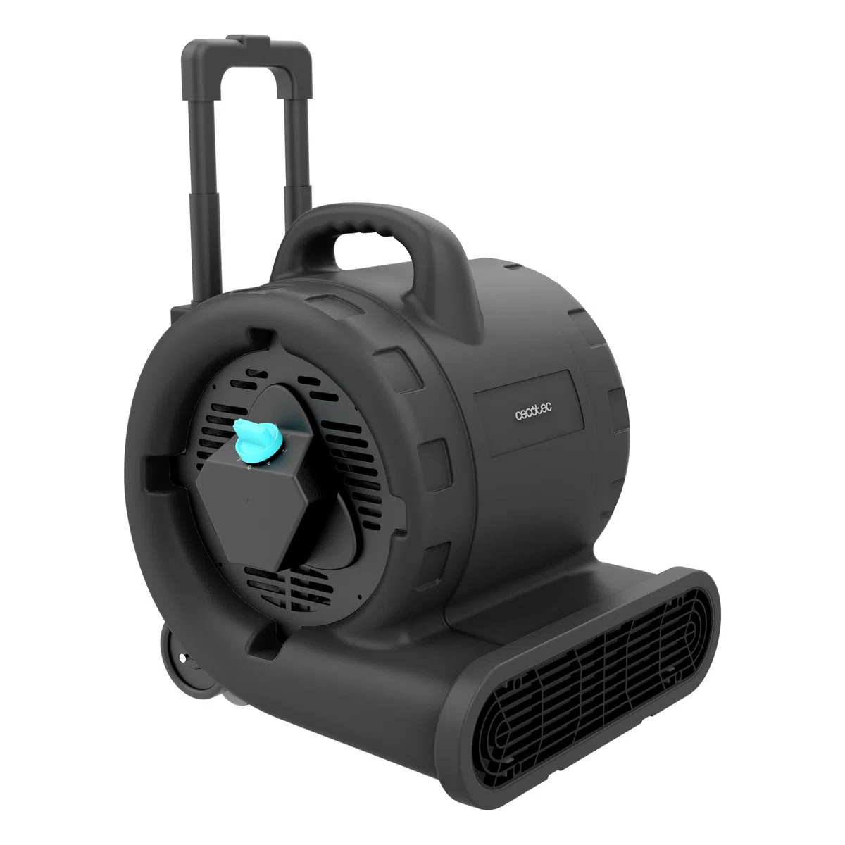 Cecotec Souffleur de Sol Ventilateur de Séchage Blowindustry 6000 Flowfloor, 600W, 1350 Tr/min, 3 Vitesses, Débit d'Air 2700 m³/h, Roues et Poignée Rétractable, Contrôle Intuitif, Facile à Transporter